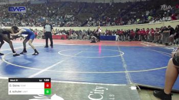 105 lbs Round Of 64 - Dylan Goins, Team Choctaw vs Dion Schuler, Lawton, MacArthur Ok