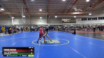 145 lbs Champ. Round 2 - Hallie Dunaway, Teays Valley vs Denise Brown, Homewood Flossmoor