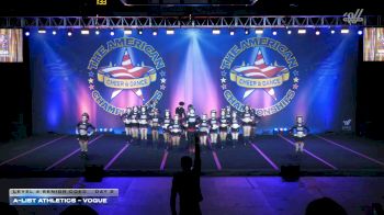 A-List Athletics - Vogue [2026 L4 Senior Coed Day 2] 2026 The American Legacy Springfield Nationals