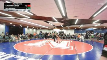126 lbs Round 3 - Savannah Santos, Idaho Falls Wrestling Club vs Kail McInelly, Terreton Panthers