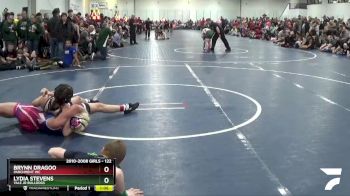 122 lbs Cons. Round 2 - Lydia Stevens, Yale Jr Bulldogs vs Brynn Dragoo, Parchment WC