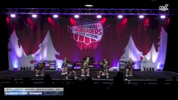 Champion Cheer - Dynamite [2025 L1 Youth - Novice - Restrictions Day 1] 2025 NCA Holiday Classic