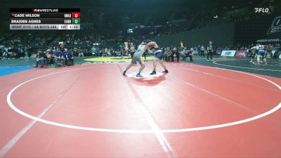 3A Boys 285 lbs Quarterfinal - Braiden Agnes, Elmira Boys vs Cade Wilson, Banks Boys
