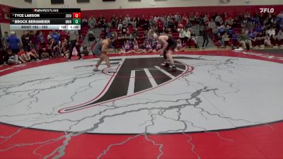 150 lbs 1st Place Match - Tyce Larson, Jesup vs Brock Bergmeier, Union, LaPorte City