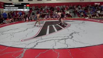 150 lbs 1st Place Match - Tyce Larson, Jesup vs Brock Bergmeier, Union, LaPorte City