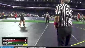 Girls-235 lbs Semifinal - Lillianna Garcia, Grand Blanc HS vs Isabel Anaya, West Ottawa