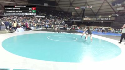 Girls 4A 170 lbs Champ. Round 2 - Samantha Wilner, Glacier Peak (Girls) vs Gianna Sowers, Davis (Girls)