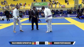 Bernardo Peixoto Magalhaes vs Thalles Guimarães Raposo Botelho 2025 Brasileiro Jiu-Jitsu IBJJF