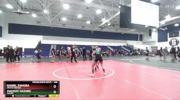 106 lbs Semifinal - Maddox Hazard, Swarm vs Daniel Zamora, Grand Terrace