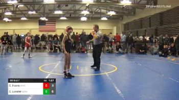 81 lbs Prelims - Chase Evans, Wisconsin Red MS vs Charlie Lussier, Smittys Barn MS