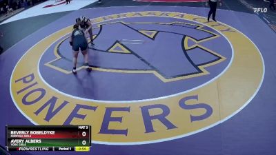 Cons. Round 2 - Avery Albers, York Girls vs Beverly Bobeldyke, Norfolk Girls