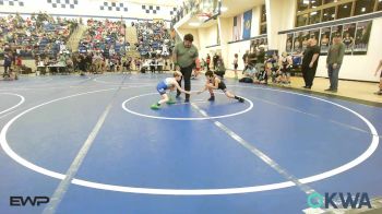 64 lbs Quarterfinal - Aysa Al-Qahtani, Wyandotte Youth Wrestling vs Jaxson Wright, Bartlesville Wrestling Club