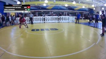 144 lbs Champ. Round 2 - Christopher McKeel, Black Creek Wrestling Club vs Zeke Johnson, Sunlake / Caveman