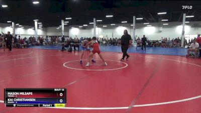 106 lbs Placement Matches (8 Team) - Mason Milsaps, Texas vs Kai Christiansen, Idaho
