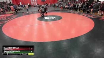 126 lbs Cons. Round 3 - Gavin Woodmancy, St. Charles (EAST) vs Isaac Zimmerman, LOCKPORT (Twp)