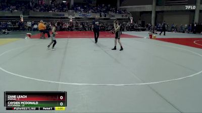 75 lbs Semis (4 Team) - Zane Leach, Staples vs Cayden McDonald, Hutchinson