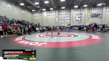 157 lbs Champ. Round 3 - Keenan Petroff, Friendship Christian vs Johnathan Wheeler, Beech