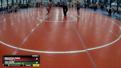 92 lbs Rd# 3 12:00pm Friday - Brighton Prine, Terps Xpress vs Max Burd, Lions Wrestling Academy