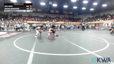 98 lbs Rr Rnd 3 - Max Burd, Weatherford Youth Wrestling vs Milton Hernandez, Clinton Youth Wrestling