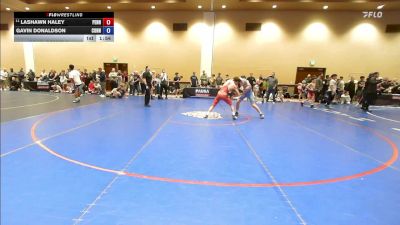 126 lbs Cons. Round 3 - LaShawn Haley, Pennsylvania vs Gavin Donaldson, Connecticut