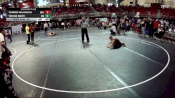 90 lbs Semifinal - Zander Hellbusch, Hawks Wrestling Club (Lincoln) vs Boone Smith, Dorchester