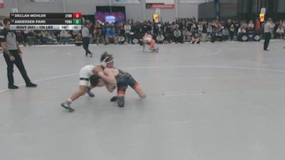 106 lbs 5th Place Match - Andersen Park, Poway vs Declan Mohler, 3F Wrestling