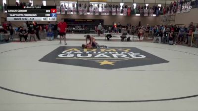 144 lbs Cons. Round 4 - Aydan Groom, Moyer Elite Wrestling vs Matthew Crimmins, Team Valley Wrestling Club