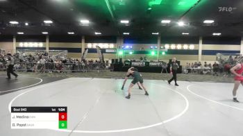 126 lbs Round Of 128 - Jaden Medina, Christopher Columbus HS vs Drew Popst, Gaurdian Knights