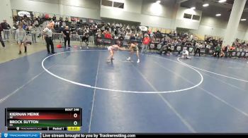 106 lbs Cons. Round 1 - Kiernan Meink, NE vs Brock Sutton, KS