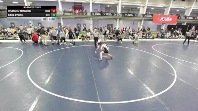 Junior Boys - 132 lbs Champ. Round 2 - Richard Rogers, Franklin Central Wrestling Club vs Cael Lyons, Sterling Elite