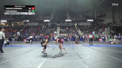 105 lbs Champ. Round 1 - Elin Basgall, Bobcat Wrestling Club vs Marlee Chambers, Trailhands