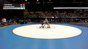 140 lbs Cons. Round 1 - McKenzie Eagle, Leavenworth HS vs Sam Becker, St. James Academy