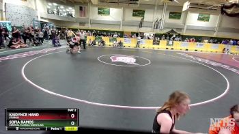 106 lbs Round 3 - Sofia Ramos, Central Florida Wrestling vs Kaidynce Hand, Sturgis