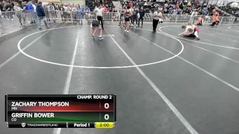 138 lbs Champ. Round 2 - Griffin Bower, CO vs Zachary Thompson, MN