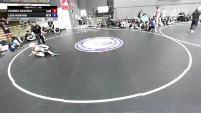 100 lbs Patrick Krajeski, LAWA - Los Angles Wrestling Association vs Liem Howard, KTWA-Kings-Tulare Wrestling Association