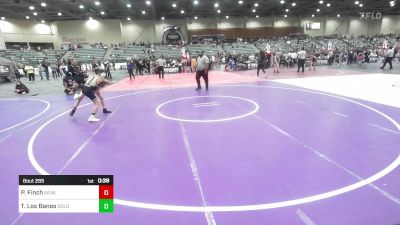 95 lbs Consolation - Peyton Finch, Nevada Elite vs Titan Los Banos, Gold Rush Wrestling