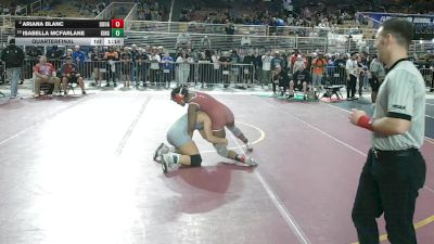 170 lbs Quarterfinal - Isabella Mcfarlane, King vs Ariana Blanc, Douglas