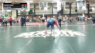 157 lbs Semifinal - Conner Harer, Rutgers - UNATT vs Kal Miller, Maryland - UNATT