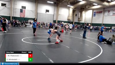 85-92 lbs Cons. Semi - Milo Pilakowski, Lakeview vs Calan Windedahl, Duncan Wrestling Club