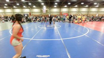 48 kg Rr Rnd 5 - Tatianna Castillo, Michigan Wrestling Academy - GHSE vs Ava Montes, PA West - GHSE