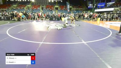 150 lbs Rnd Of 32 - Cooper Rowe, MN vs Conner Giedd, SD