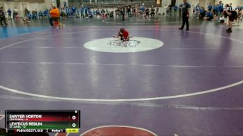 55 lbs Quarterfinals (8 Team) - Sawyer Horton, Centennial vs Leviticus Redlin, St. James