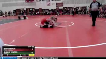 132 lbs Semifinal - Boden Simon, Maple River/USC vs Dallas Walton, MAHACA