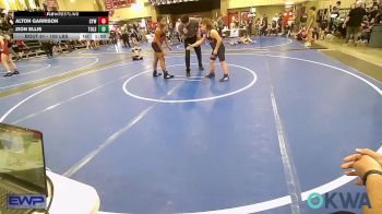 105 lbs 3rd Place - Alton Garrison, Coweta Tiger Wrestling vs Zion Ellis, Tulsa North Mabee Stampede