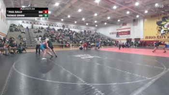 215 lbs 5th Place Match - Thomas Grimm, Garaway vs Paul Gallo, Brecksville B
