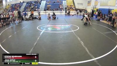 157 lbs Champ Round 1 (16 Team) - Stefan Behrmann, Avalon WV vs John Intile, Soldier City Lions Den