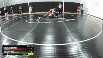 132 lbs Champ. Round 2 - Kennan Beatty, MO West vs Jacob Reitz, Kansas City Training Center