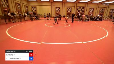 165 lbs Consi Of 8 #2 - Donell Young, Ct vs Jack Chamberlain, Pa