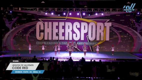 Legion of Allstars - Code Red [2023 L1 Youth - D2 - Small - B] 2023 CHEERSPORT National All Star Cheerleading Championship