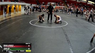 68 lbs Round 6 (8 Team) - Zain Ali, Westshore vs Dean Lewicz, Empyre WC Maroon